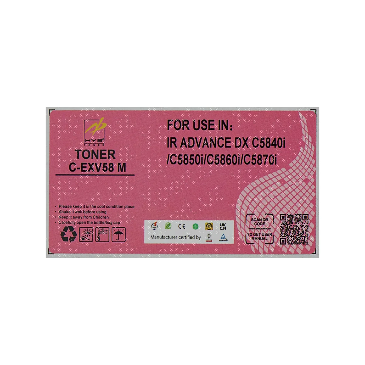 toner-kartridzh-hyb-c-exv58-magenta-for-xpert-uz