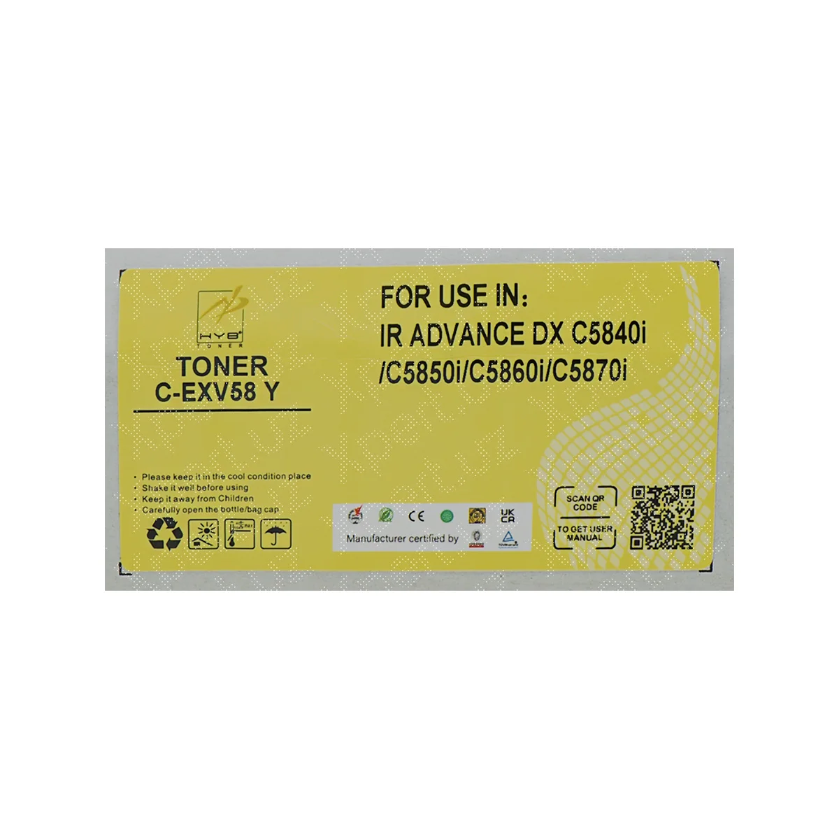 toner-kartridzh-hyb-c-exv58-yellow-for-xpert-uz